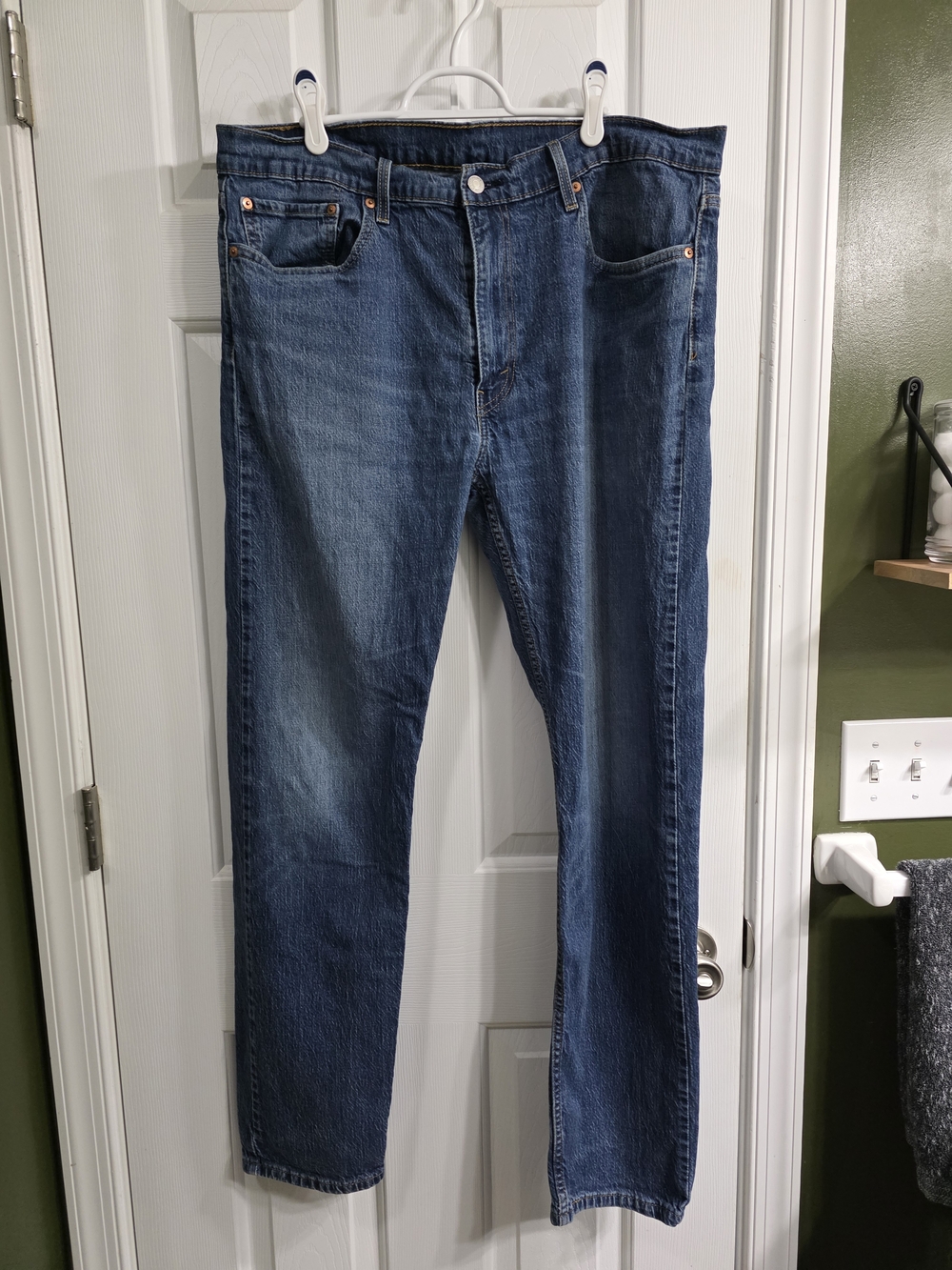 Levi's Men's Dark Blue Straight Jeans